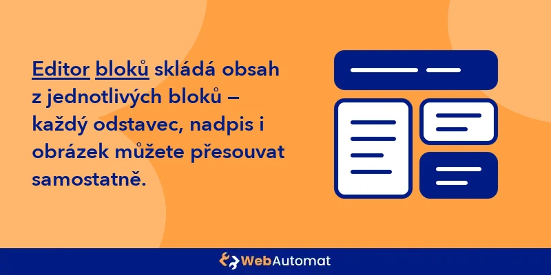 Editor bloků ve WordPressu (ilustrativní obrázek)