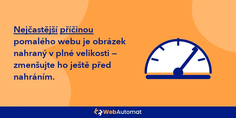 Zrychlení WordPress webu (ilustrativní obrázek)